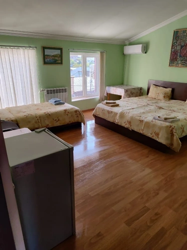 Economy Triple Attic room with view
