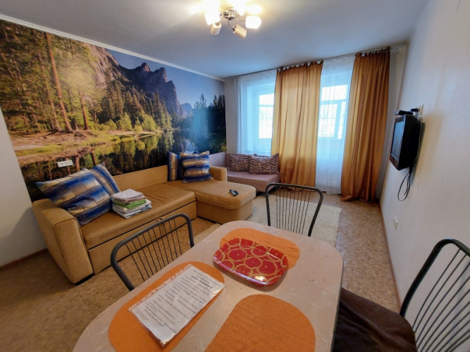 Фотография номера квартиры Апартаменты Студия с балконом у ТЦ Колумб