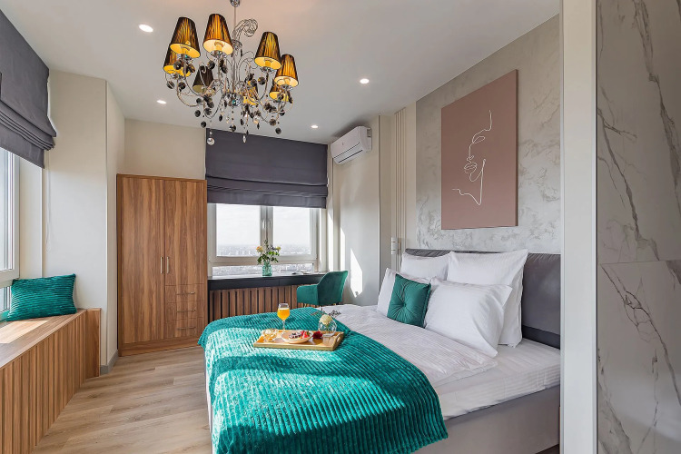 Фотография номера квартиры Апартаменты премиум класса в центре города с видом на мечту 1407-2