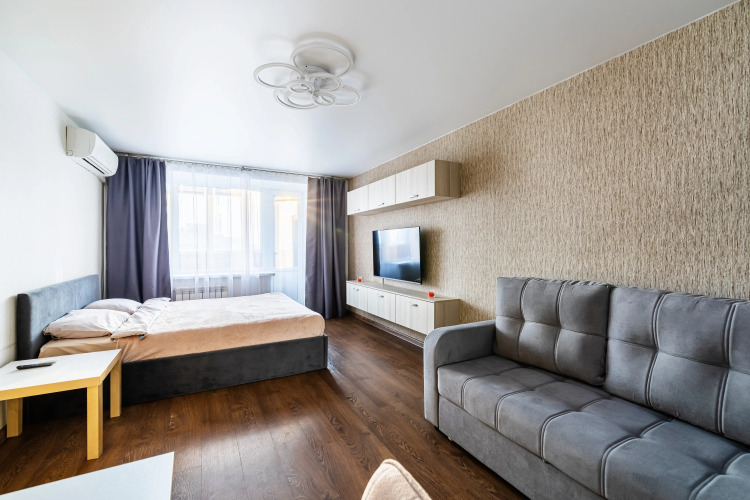 Фотография номера квартиры 1-к квартира в центре Казани с видом на Кремль