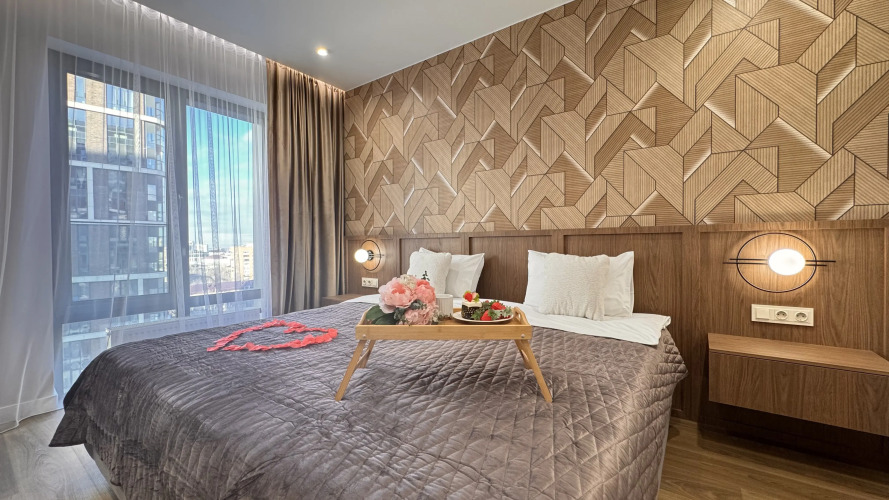 Фотография номера квартиры Апартаменты с Изумительным Видом ВыДома в Авторском Квартале Машаров