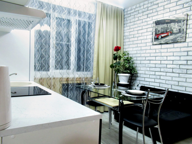 Фотография номера квартиры Квартира Уютная студия недалеко от автовокзала