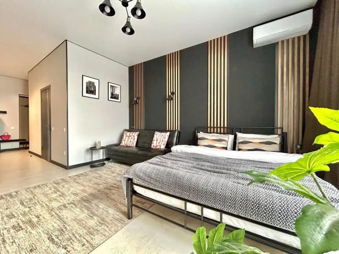 Фотография номера квартиры Апартаменты Стильная студия Urban Loft рядом с Арбатом