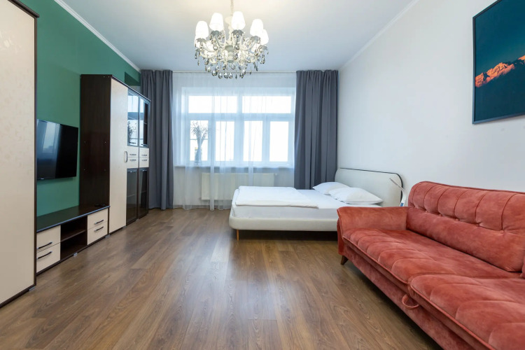 Фотография номера квартиры АПАРТАМЕНТЫ REHOME24 на 12 этаже вид на город