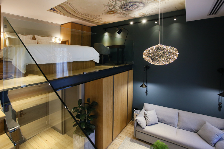 Double Studio with courtyard view