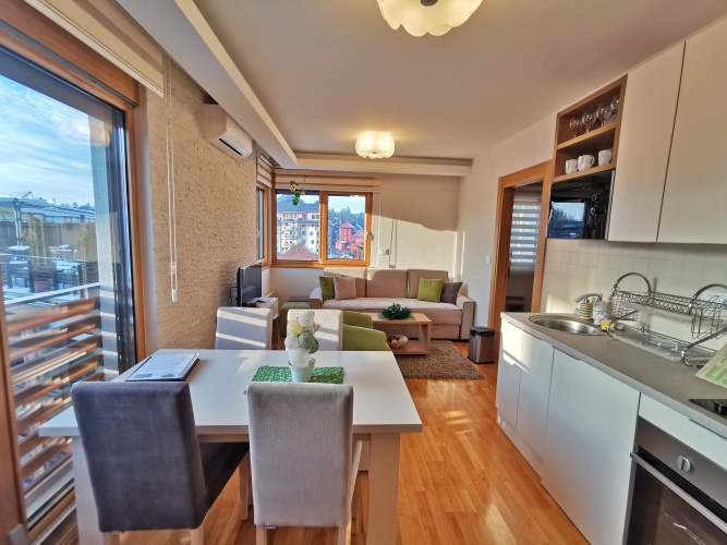 1 Bedroom Superior Apartment with balcony and with view