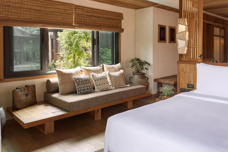 Grand Double room with balcony and Garden View