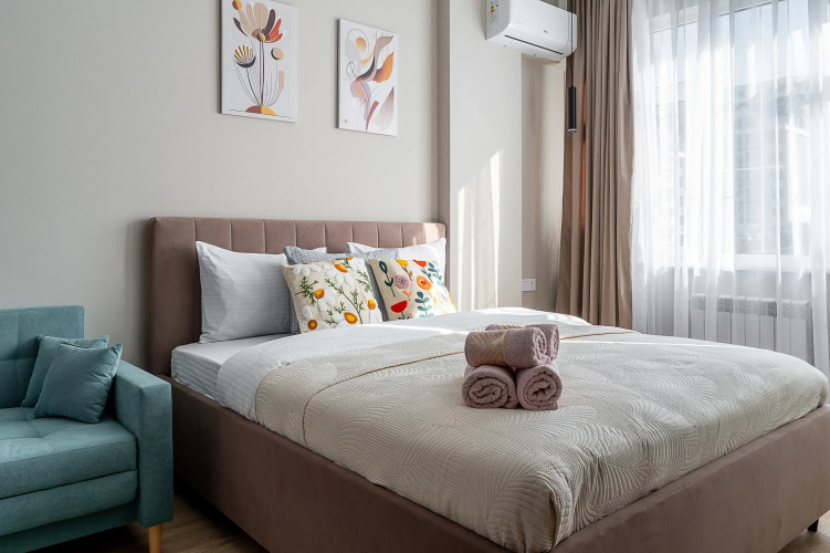 Фотография номера квартиры Апартаменты стильные  в Курортном городке от LetoApart