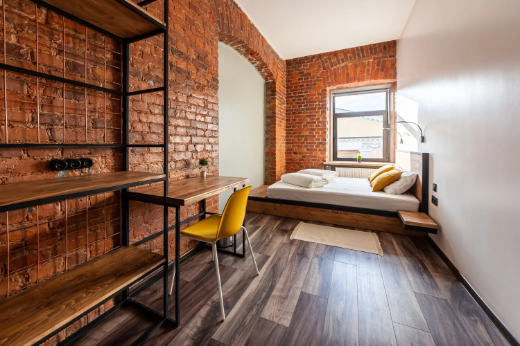 Двухместный номер Superior с видом на внутренний двор двуспальная кровать