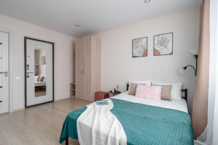 Фотография номера квартиры Апартаменты Pastel сети VIZIT у Аквапарка Ривьера