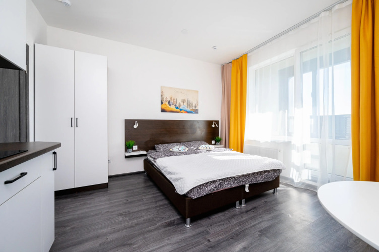 Фотография номера квартиры Апартаменты Комфортная Студия с Новым Ремонтом