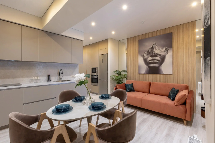 Фотография номера квартиры Апартаменты Светлана Парк Премиум на Берегу Моря