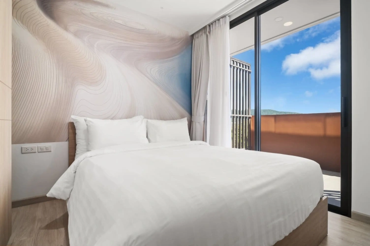 1 Bedroom Deluxe Double Apartment with balcony