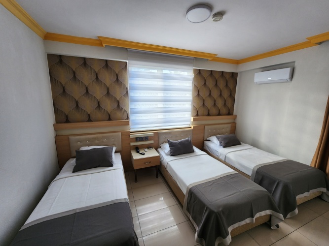 Triple room with balcony and with mountain view