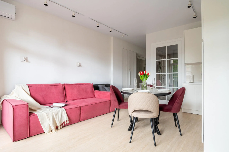 Фотография номера квартиры Апартаменты Red Apartment Светлана Парк Элис