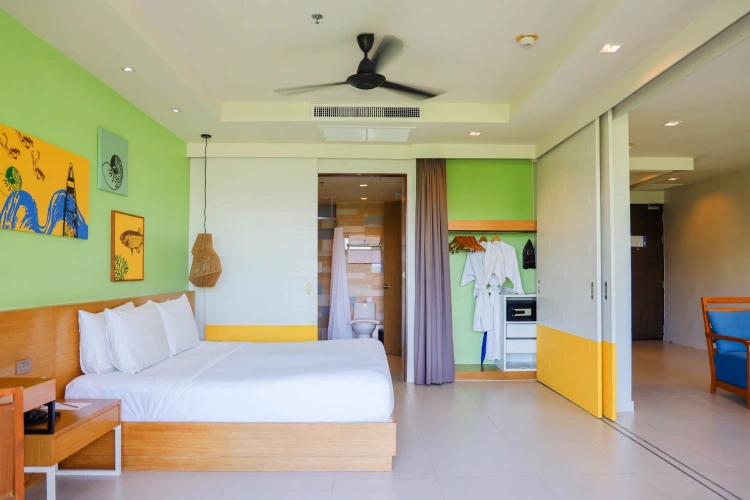 Kids' Double Suite with balcony and with pool view