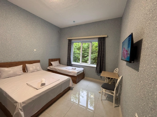 Triple room with river view
