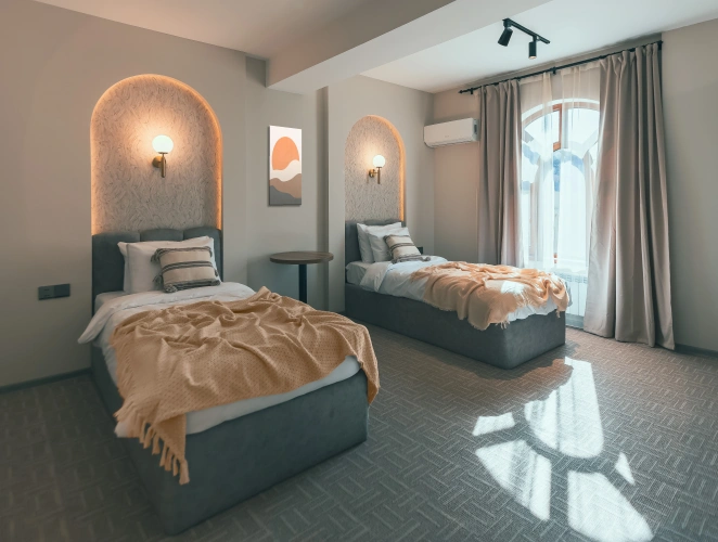 Standard Twin room with view