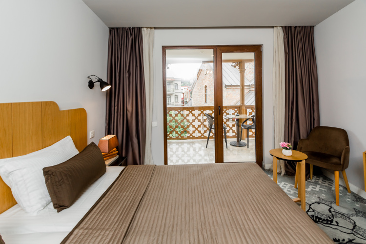 Superior Double room with balcony and with view
