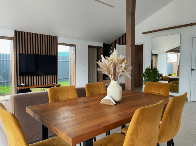 Фотография номера Коттеджа Частный дом просторный барнхаус с панорамными окнами