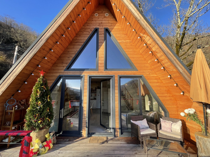 Фотография номера Коттеджа Частный дом А-фрeйм для вaшeго Идeального Отдыxа