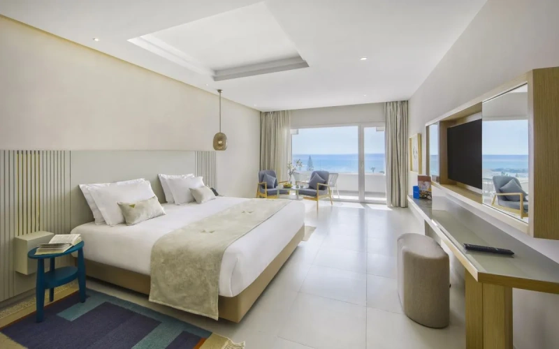 Superior Triple room with balcony and with sea view