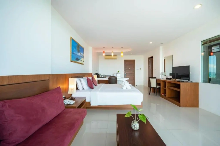 Jacuzzi Suite with balcony and with sea view