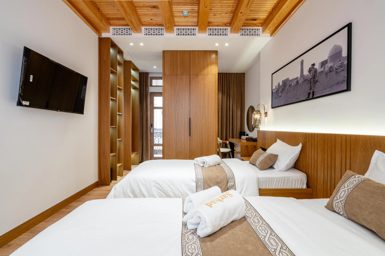 Standard Twin room with view
