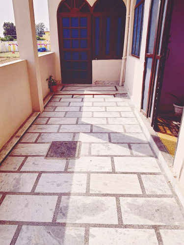 Outside