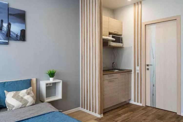 Studiya Wave v JK Minsk World Apartments