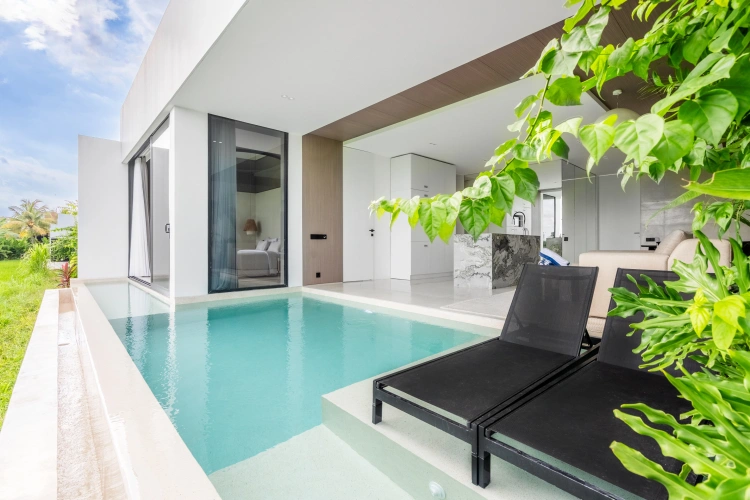 2 Bedrooms Deluxe Quadruple Villa with pool view