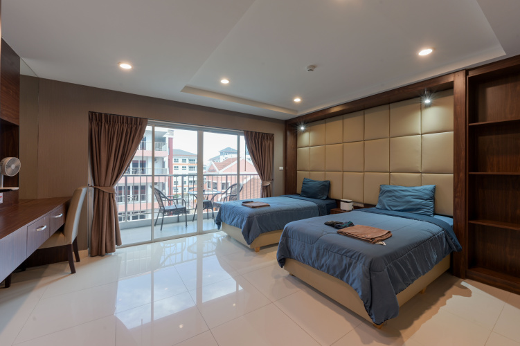 Double Studio with balcony and with view