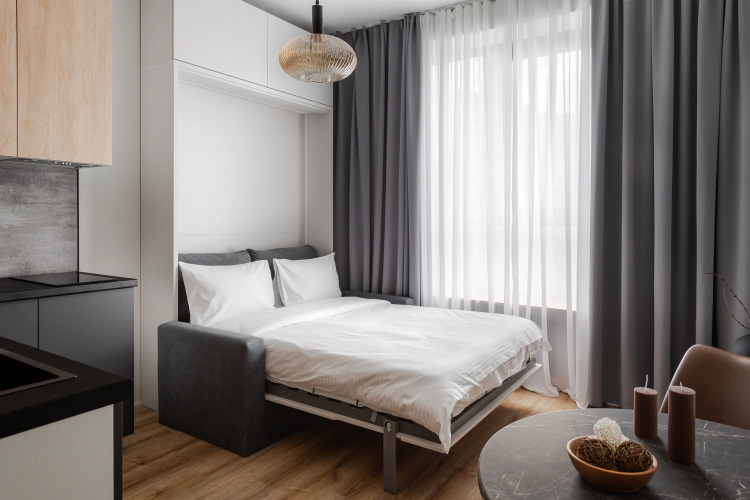 Фотография номера квартиры Апартаменты Comfort Life возле Москва-сити Moon