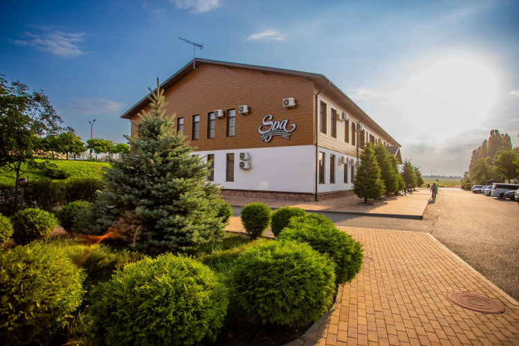 Двухместный полулюкс SPA-Отель двуспальная кровать