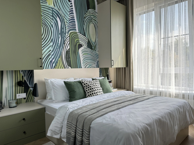 Фотография номера квартиры Квартира дизайнерская в золотом квадрате