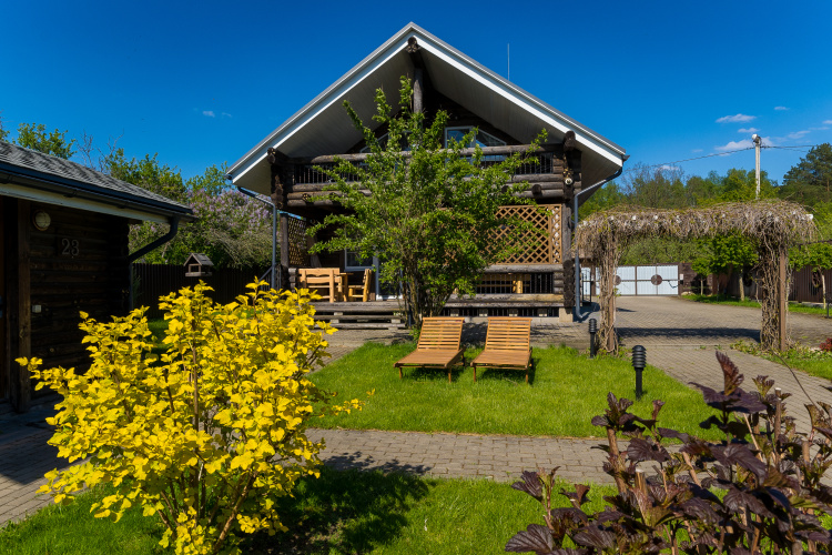 Villa with balcony and with view
