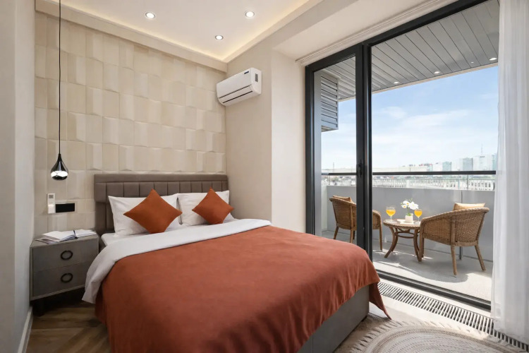 Фотография номера квартиры Апартаменты Дизайнерская студия с видом на Ташкент сити