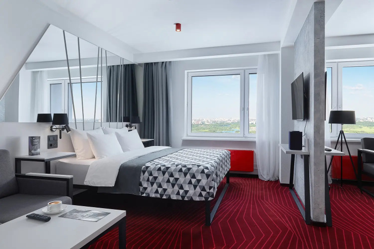 Двухместная студия Смарт двуспальная кровать