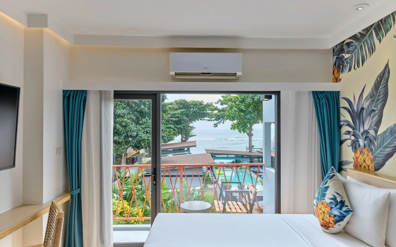 The Duo - Deluxe Twin room with balcony and with sea view