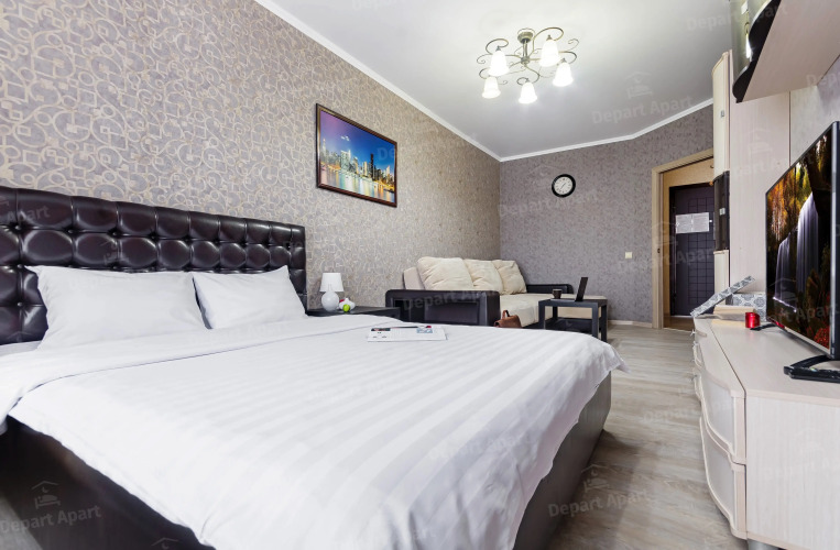 Фотография номера квартиры Апартаменты 24 Этаж Панорама Города и Гор ЖК Большой, Самый Центр Бесконтактное Заселение 24/7 by Depart Apart