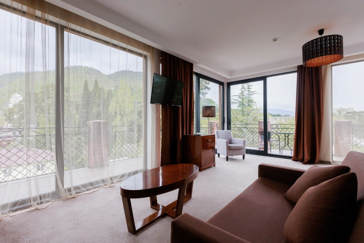 Deluxe Corner Double room with balcony and with mountain view
