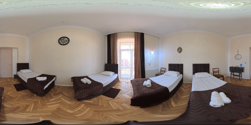 Standard Quintuple room with balcony and with view
