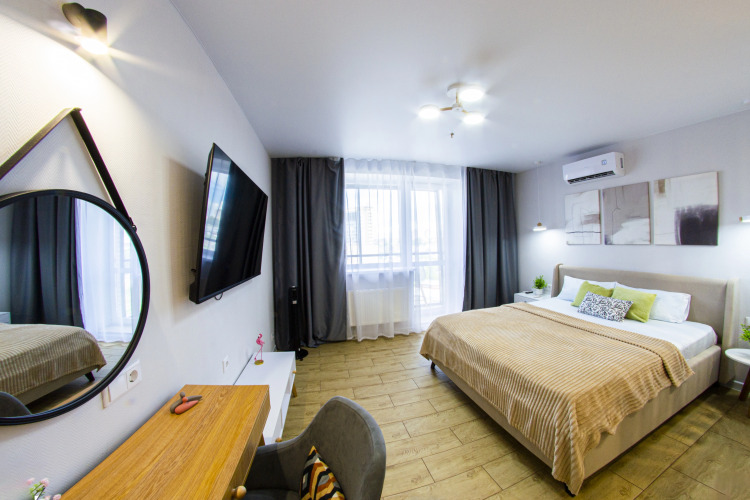 Фотография номера квартиры Апартаменты Уютная Студия с Туалетным Столиком в ЖК Marshal