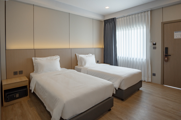 Deluxe room with balcony and with view