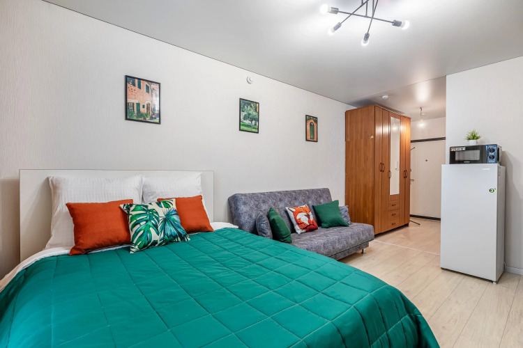 Фотография номера квартиры Квартира Счастливая студия в лучшем ЖК Зеленодольска от ChistoFamily