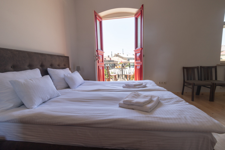 Deluxe Double room with balcony and with view