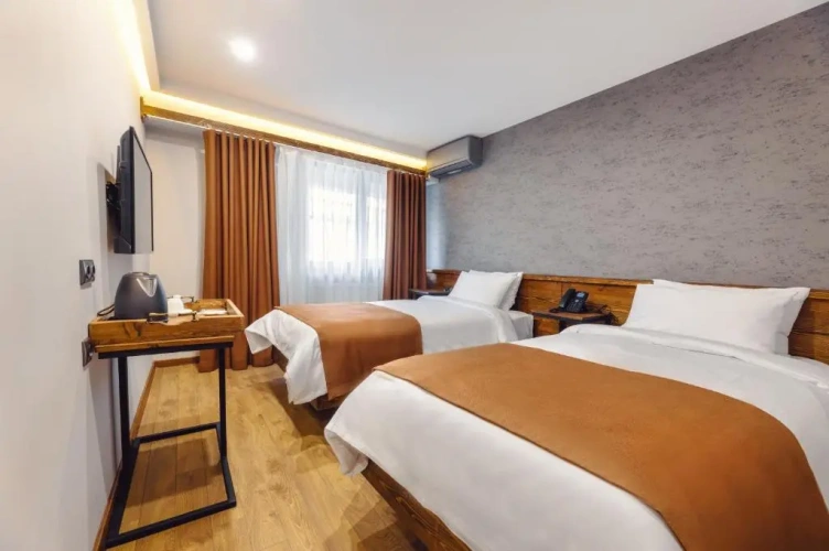 Standard Twin room with courtyard view