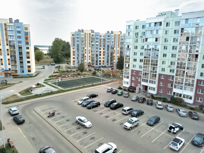 Outside