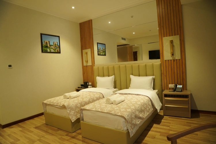 Deluxe Twin room with balcony and with view