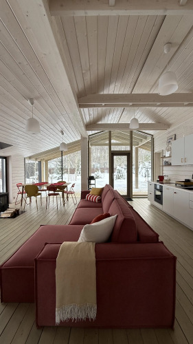 Фотография номера Коттеджа Частный дом новый, большой с камином и сауной в элитном поселке